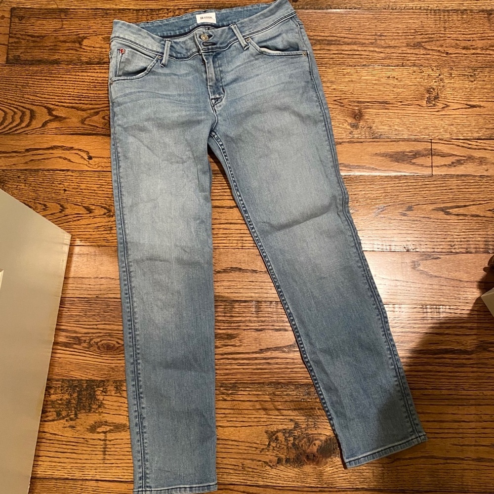 hudson straight leg jeans